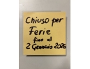 Chiuso pe ferie